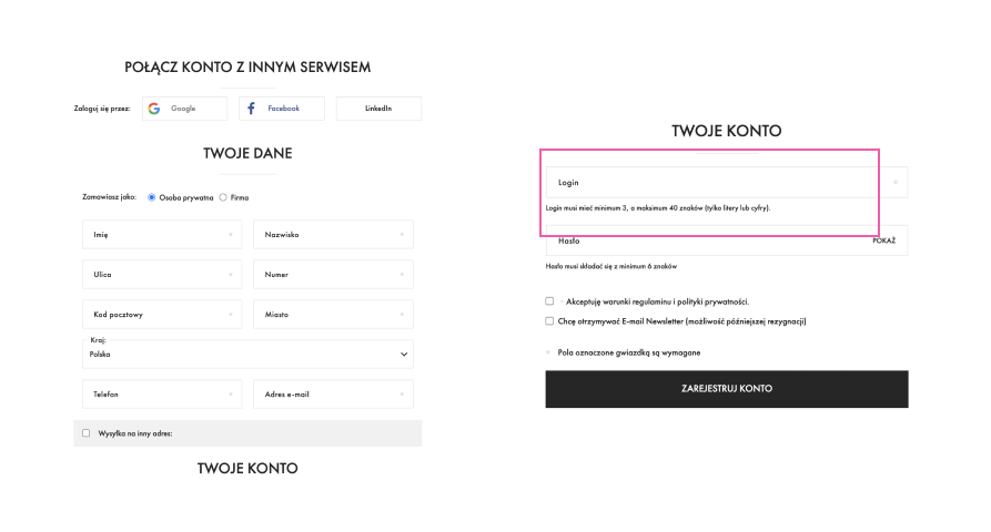 Alkmie - informacja o przyjęciu zamówienia, w sytuacji gdy użytkownik musi jeszcze je opłacić.