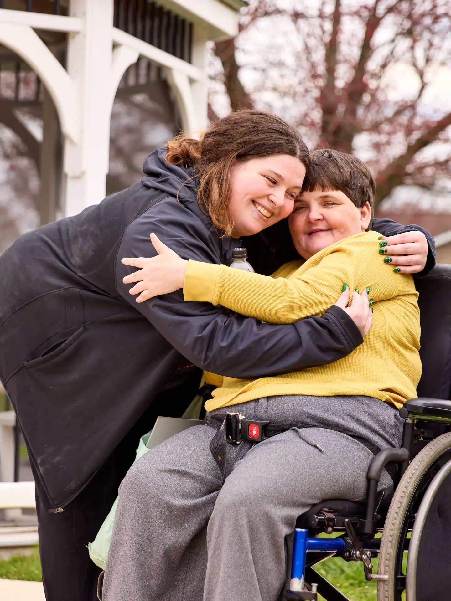 GentleBrook team member engaging with a resident, reflecting compassionate care and a mission-driven approach to community-based senior services in Ohio