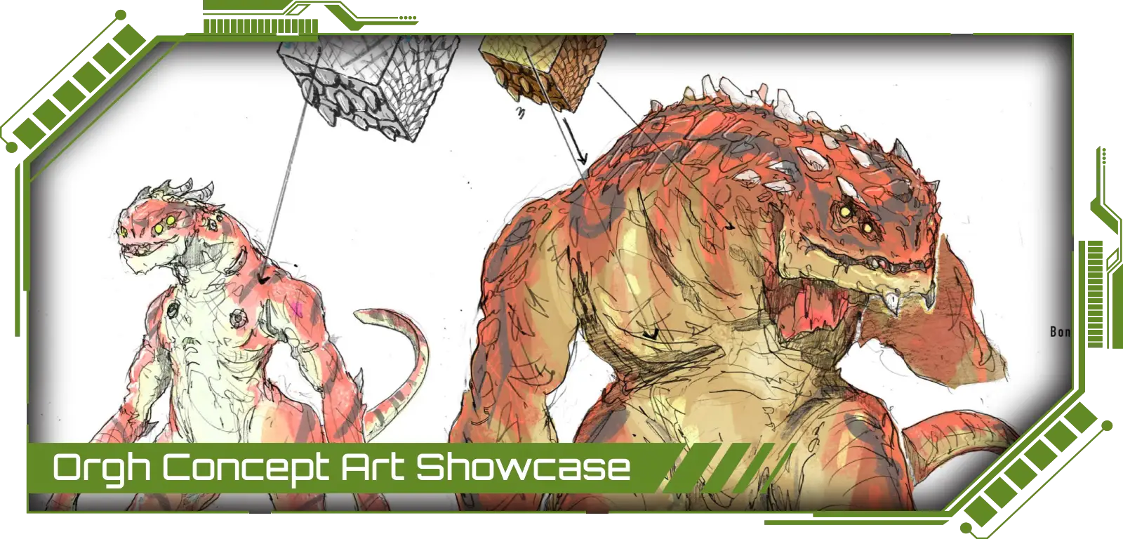 The first episode of the Orgh concept art series has been released; click to view it.