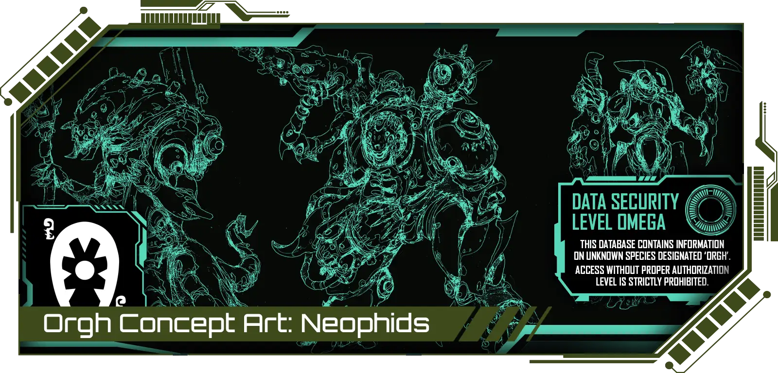 The second episode of the Orgh concept art series, Neophids, has been released; click to view it.