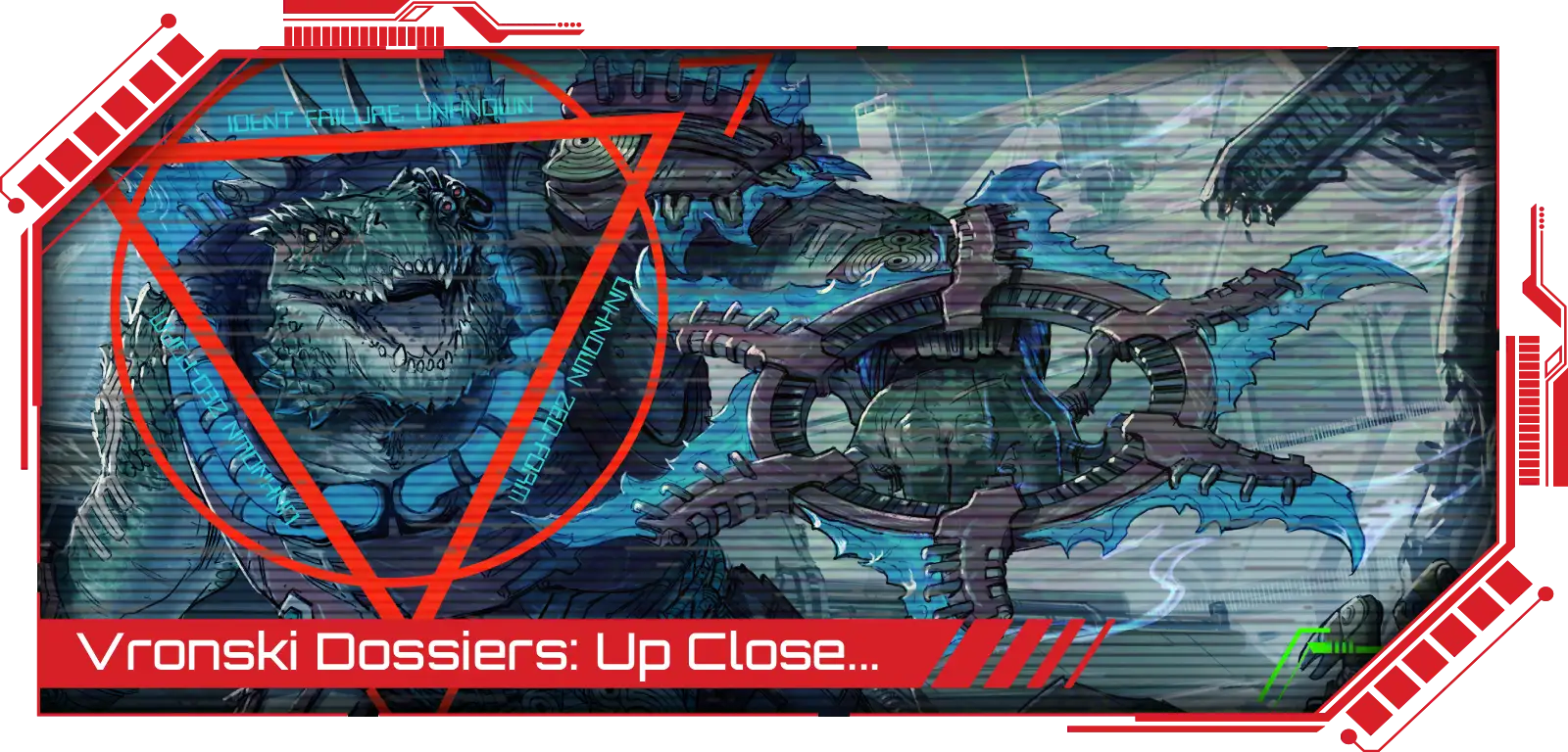 Vronski Dossiers Episode 6 - Up Close With An Invader is out; click to read it.