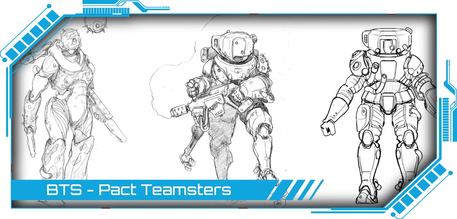 The fourth episode of the Behind The Scenes series, featuring the concept art behind the Pact Teamsters; click here to view it. 