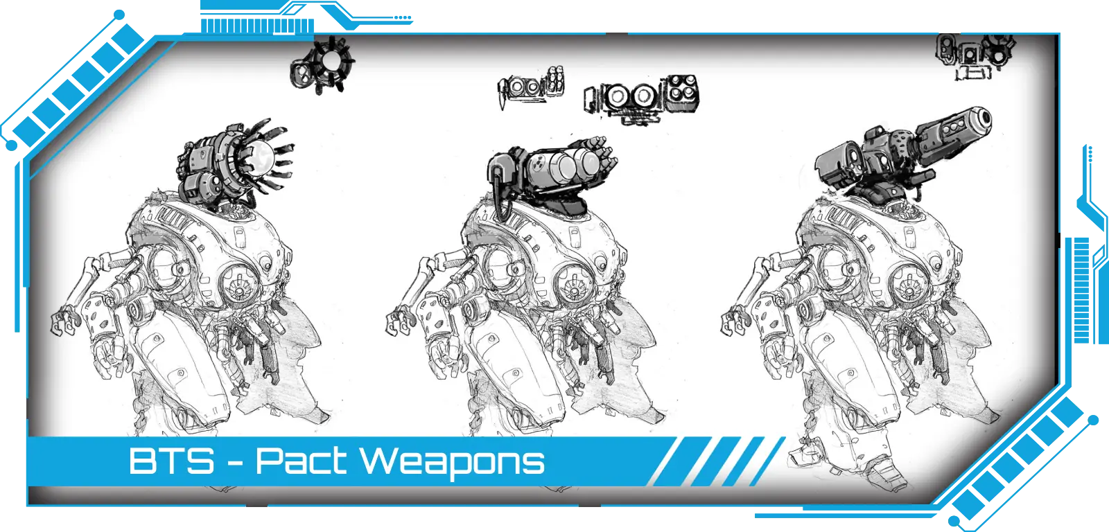 The eighth episode of the Behind The Scenes series, featuring the concept art behind Pact Weapons; click here to view it.