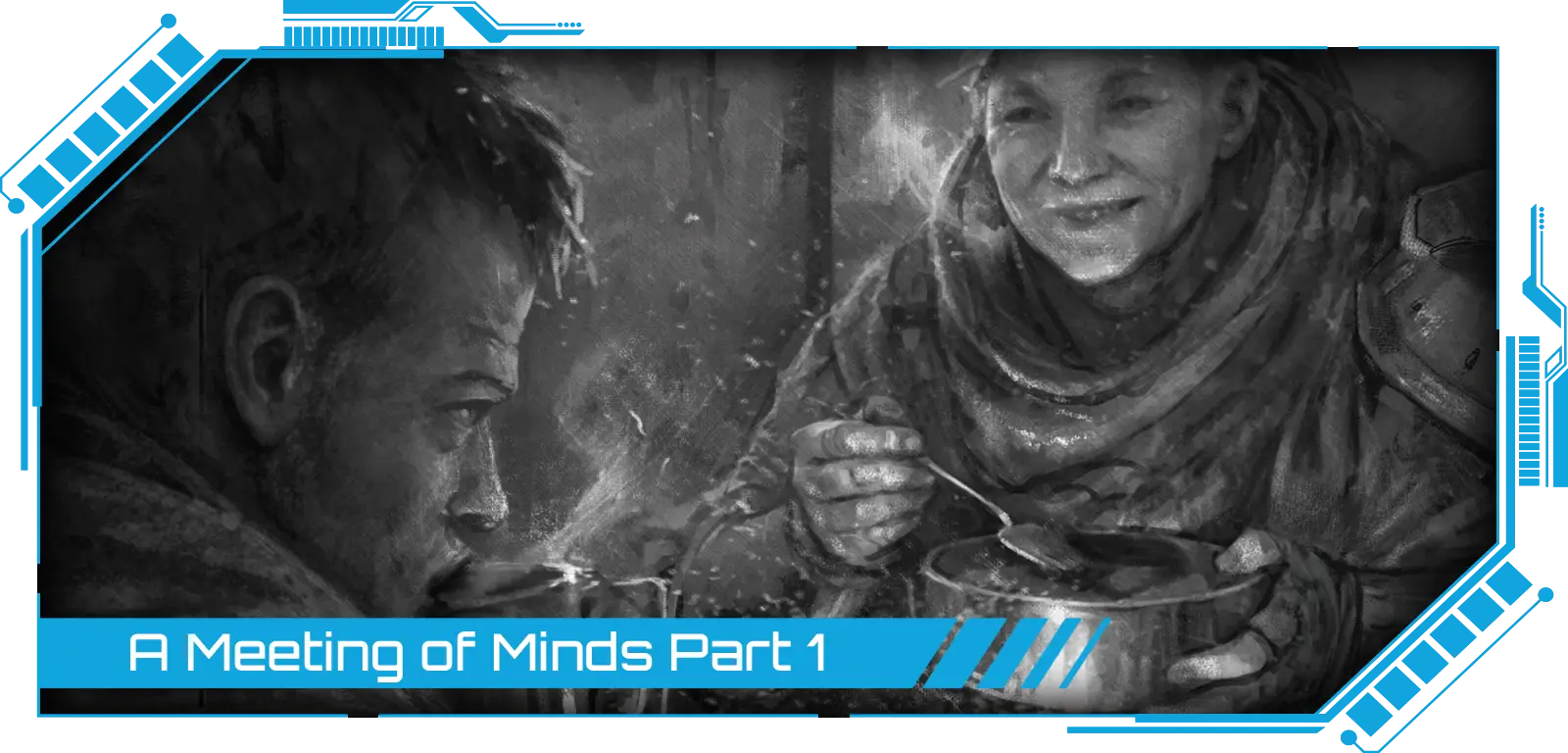 The first part of "A Meeting of Minds", a short story by Robbie MacNiven, is out; click here to read it.
