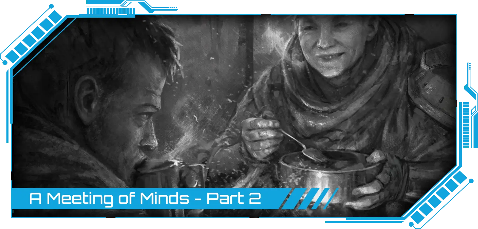 The second part of "A Meeting of Minds", a short story by Robbie MacNiven, is out; click here to read it.