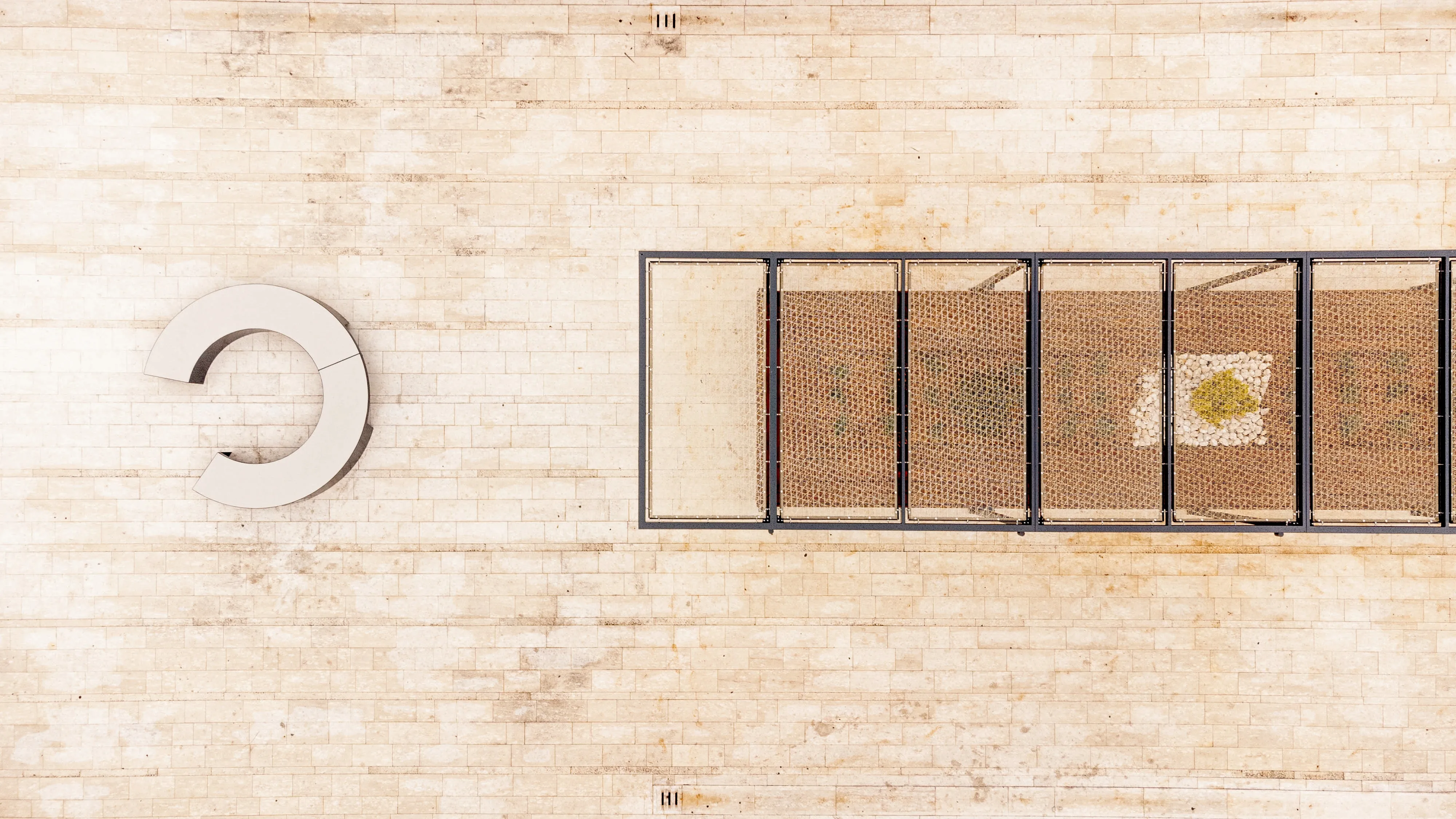 Horizontal shading system, Modulo vita | Pergola, Borgo di Piglio, 2023.