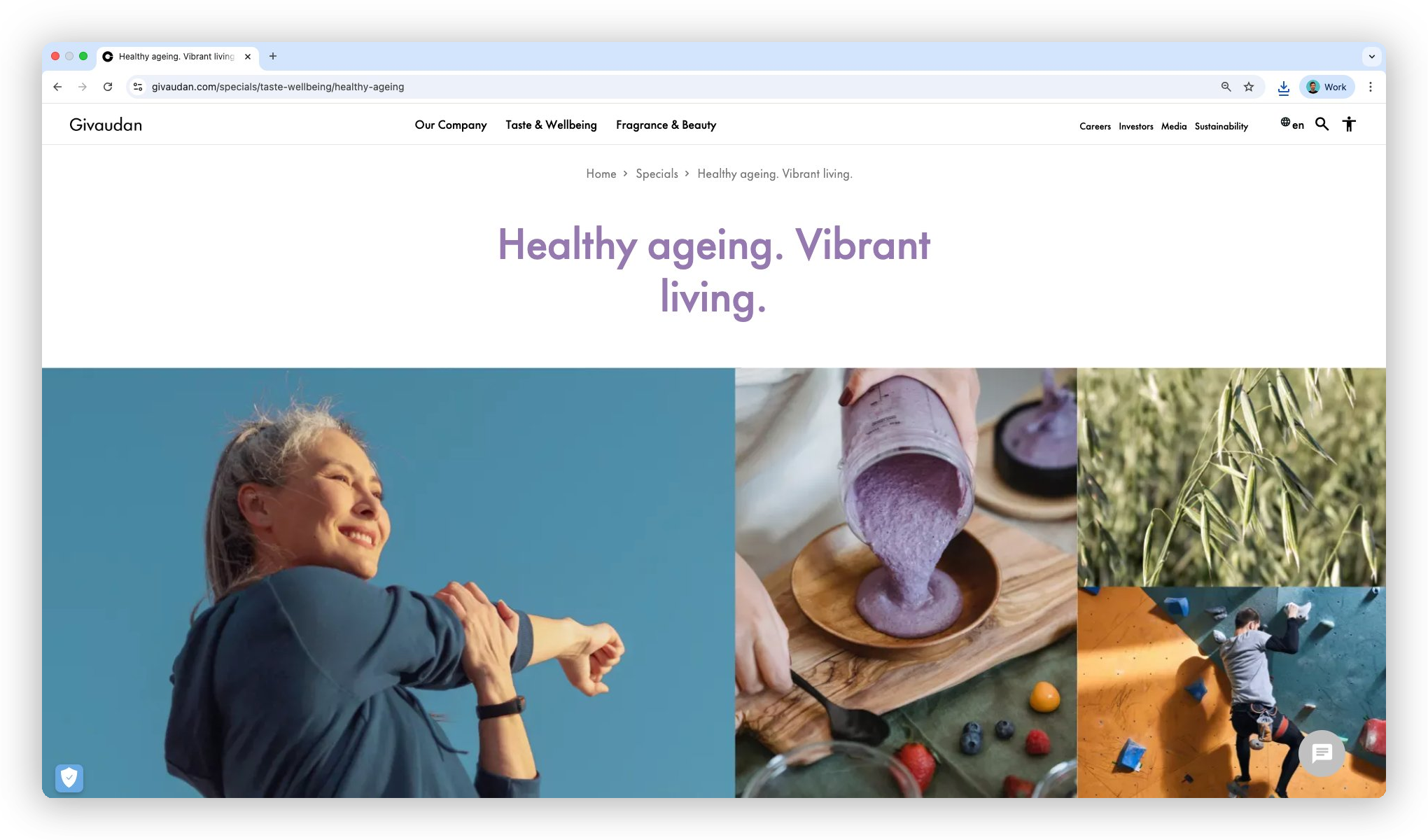 Brochure about creating flavours with AI, written for Givaudan