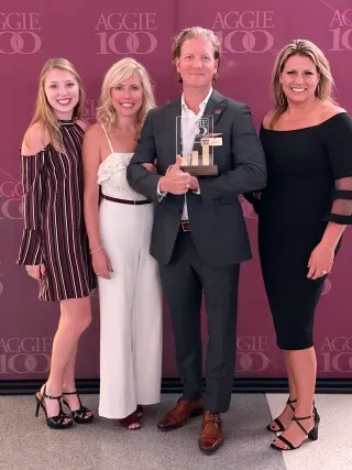 Pictured L to R: Madelynn Crow, Marketing Intern; Brenda Crow, Owner; Dr. Eli Crow, Founder and Chief Executive Officer; Dr. Kelly Manlove, EAI Chief Operations Officer