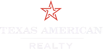 Texas American Realty logo with a red outlined star above the company name.