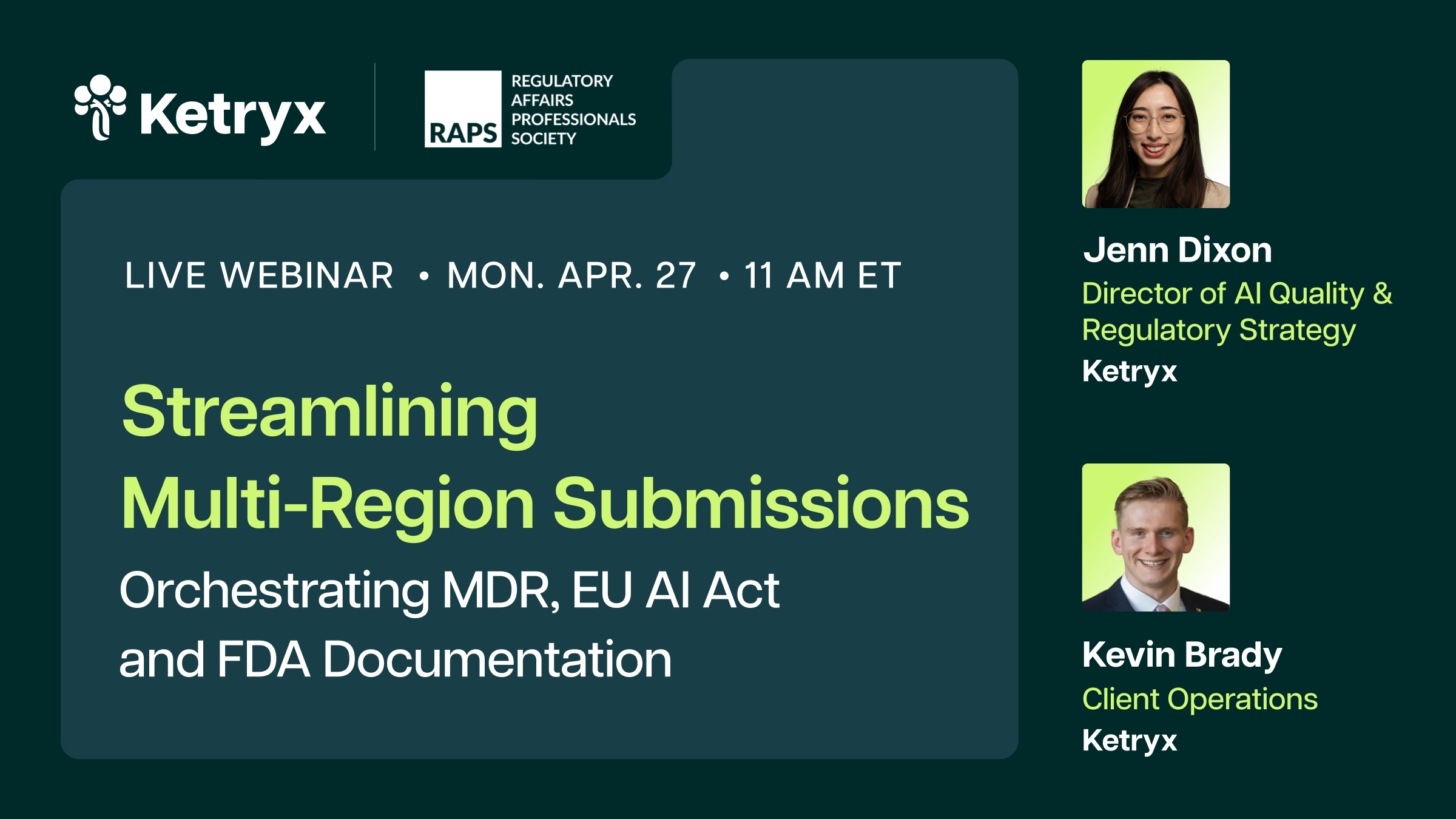 Streamlining Multi-Region Submissions: MDR, FDA, and EU AI Act