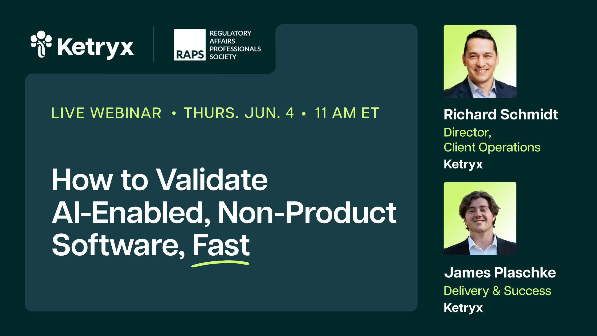 How to Validate AI-Enabled, Non-Product Software, Fast