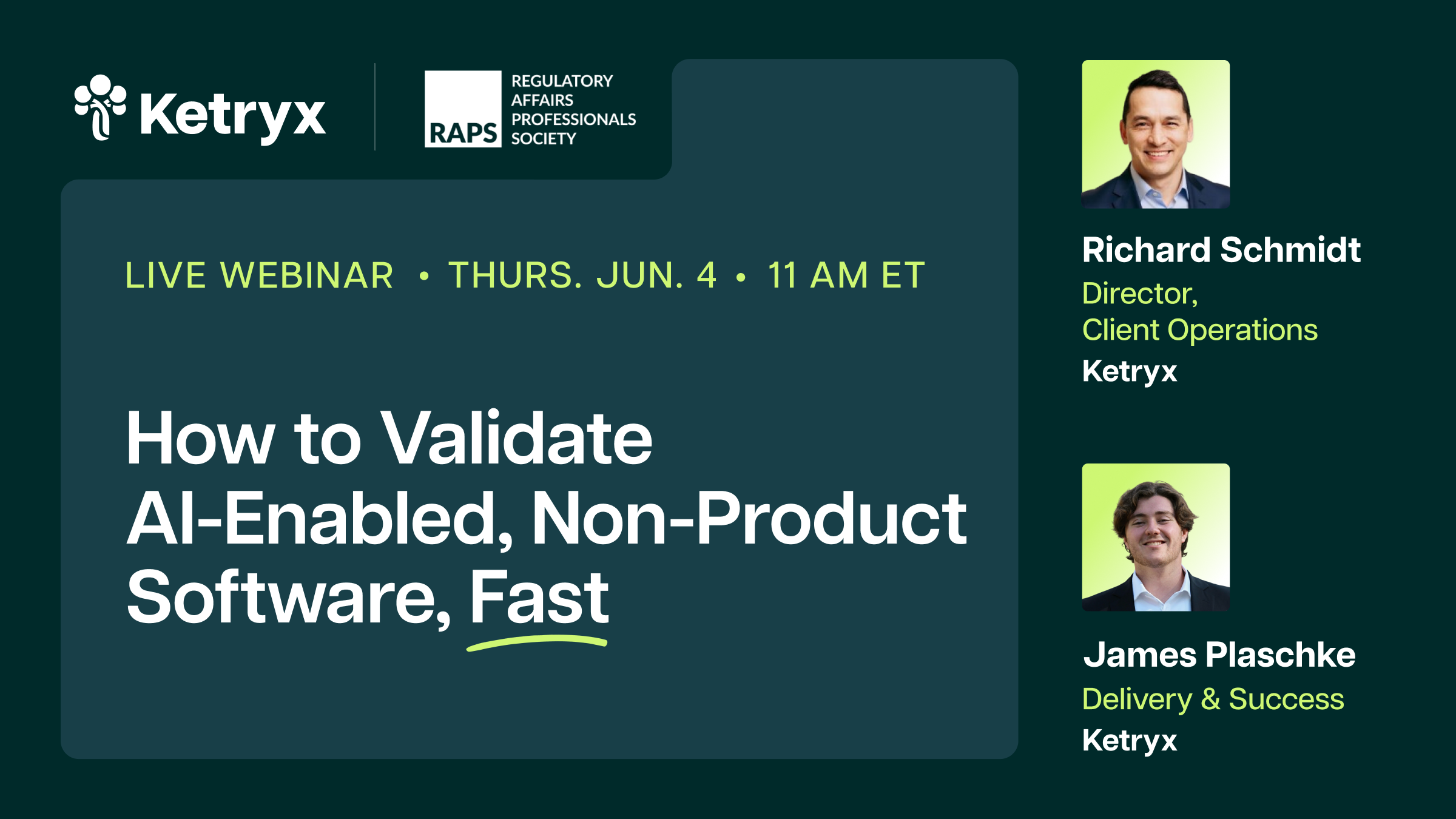 How to Validate AI-Enabled, Non-Product Software, Fast