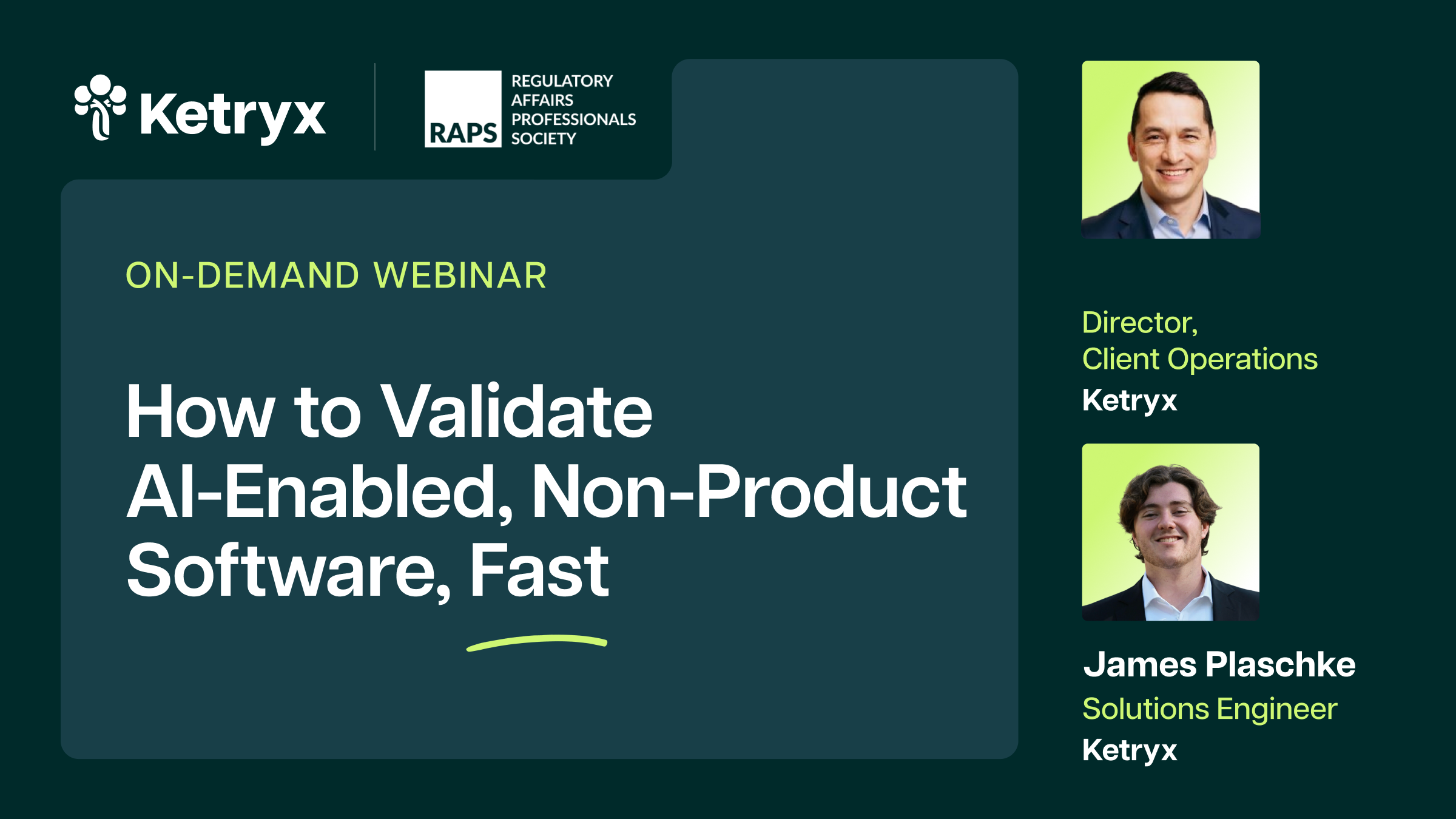 How to Validate AI-Enabled, Non-Product Software, Fast
