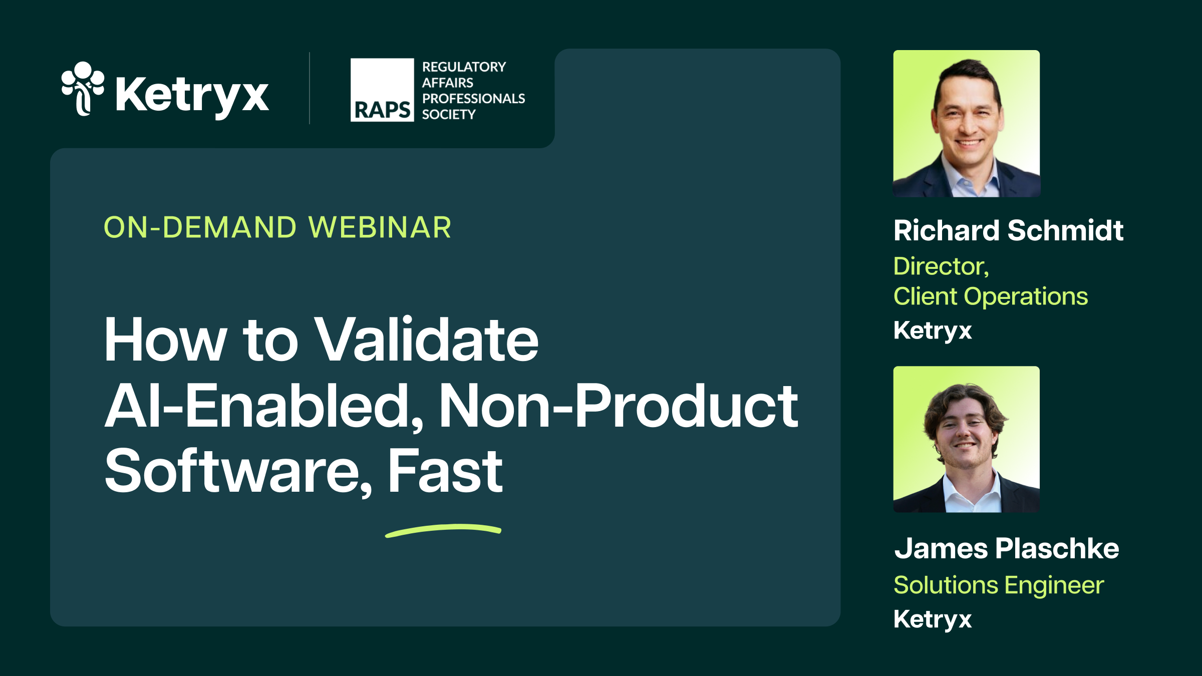 How to Validate AI-Enabled, Non-Product Software, Fast