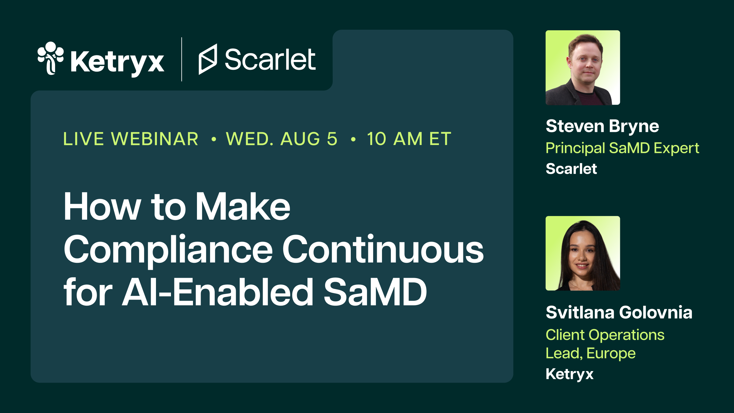 How to Make Compliance Continuous for AI-Enabled SaMD