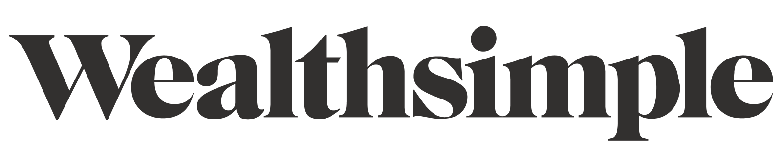 Wealthsimple brand name in black serif font.