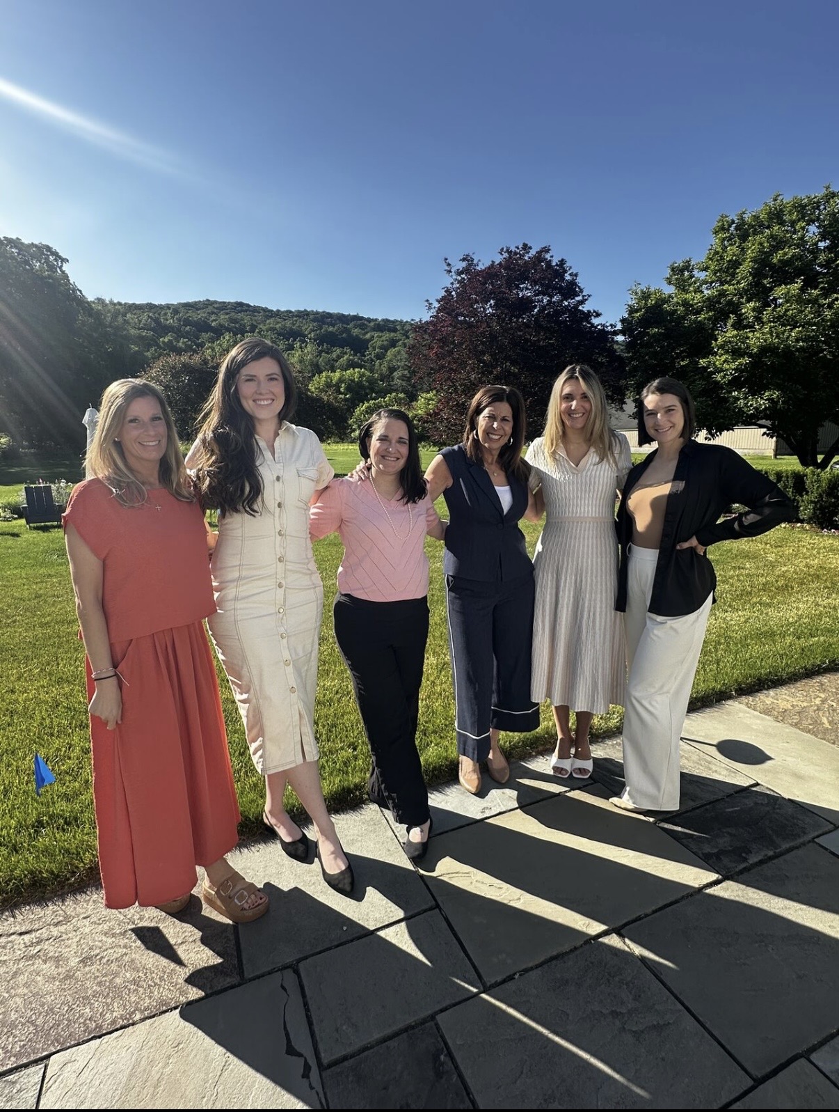 Rosewood Recovery Clinical Program Director Lori Gabert attending the High Watch Recovery Center Women in Leadership Event, connecting with professionals in addiction treatment, behavioral health, and recovery services.