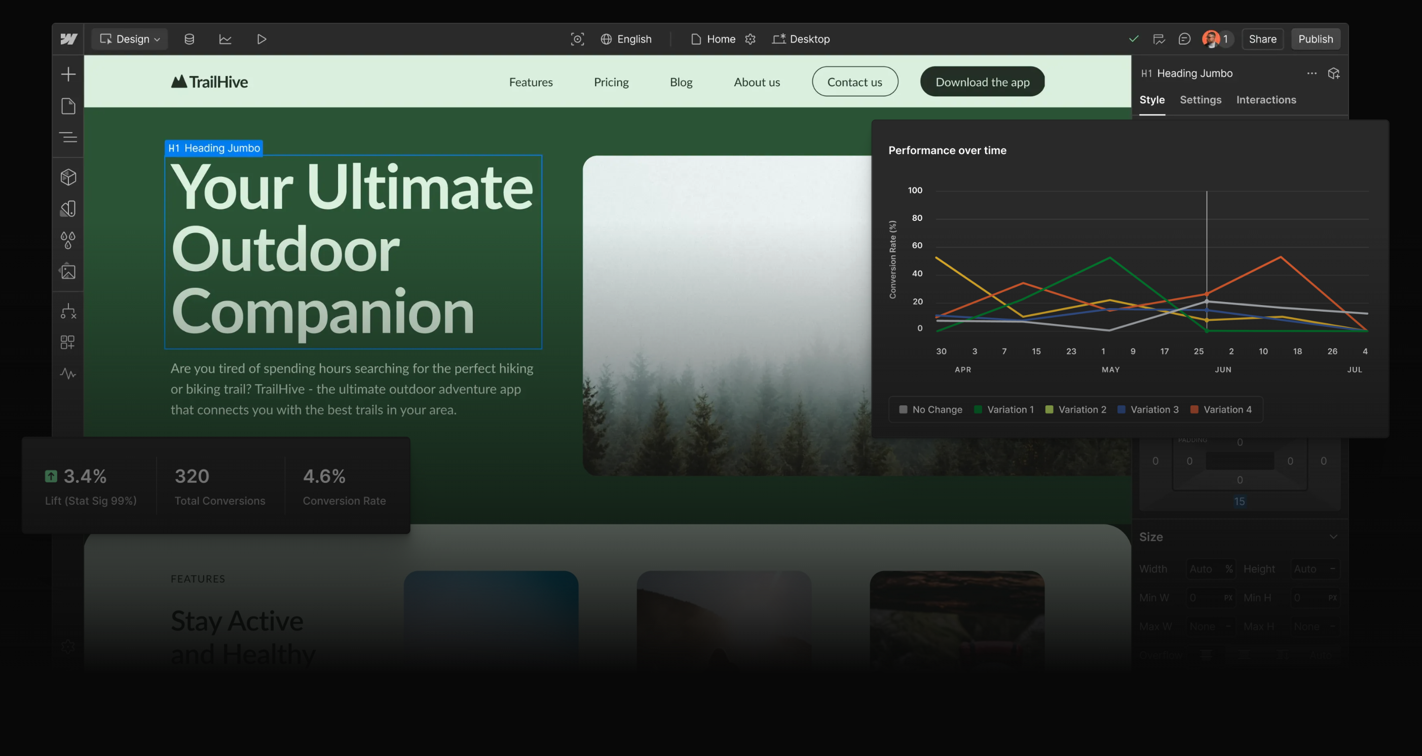 Webflow Optimize