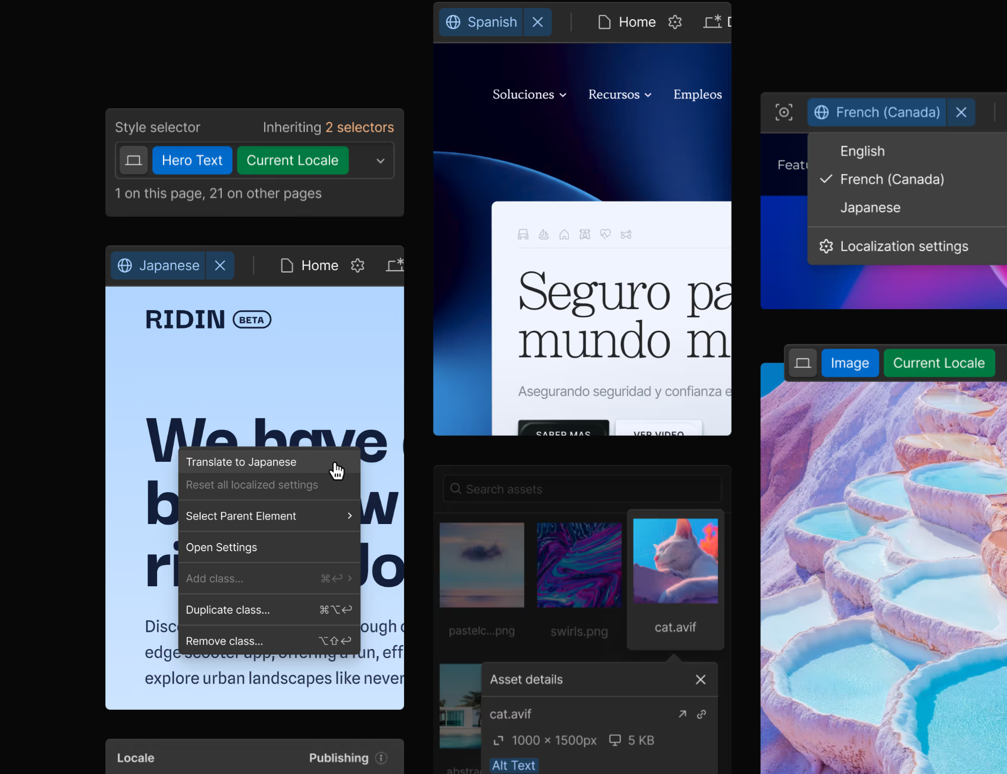 Webflow Localize