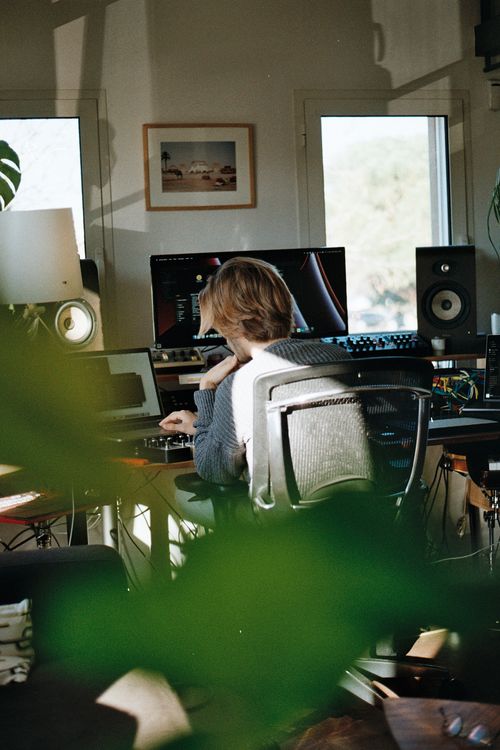 Lucas Vigneu working at Himitsu office