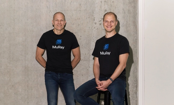 The MuRay founding team, Kristjan Põder and Andi Hektor.