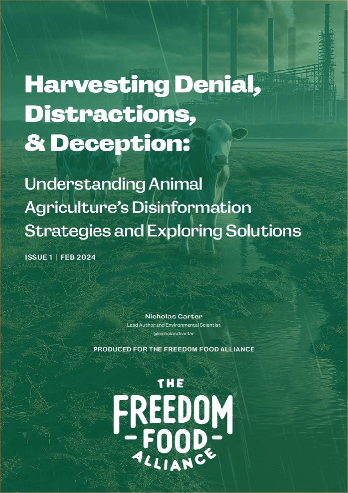 Freedom Food Alliance Disinformation Report cover