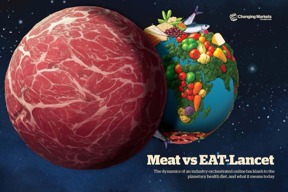 Meat vs EAT-Lancet report cover
