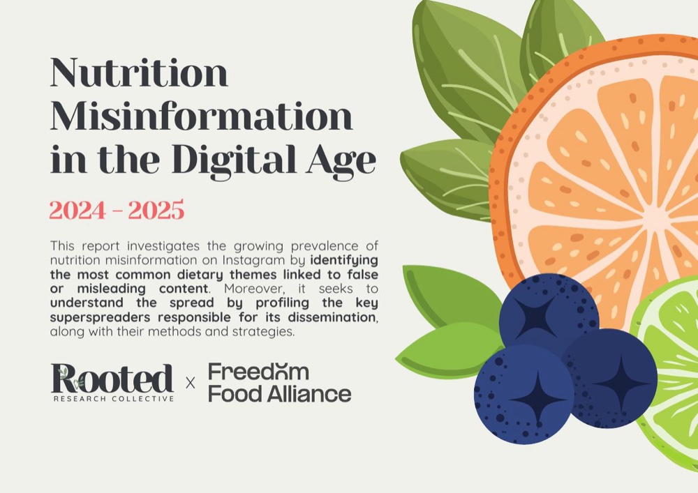 Nutrition Misinformation in the Digital Age report cover