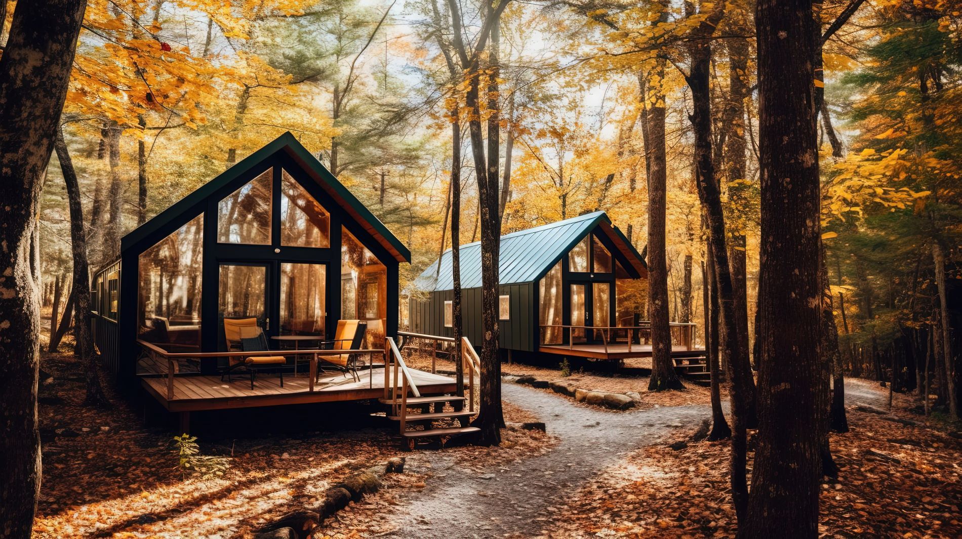 vakantiehuisje tijdens familieweekend