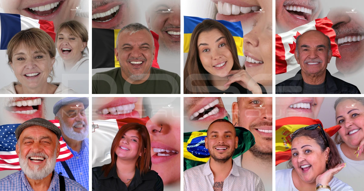hollywood smile was performed in accredited medical institutions.