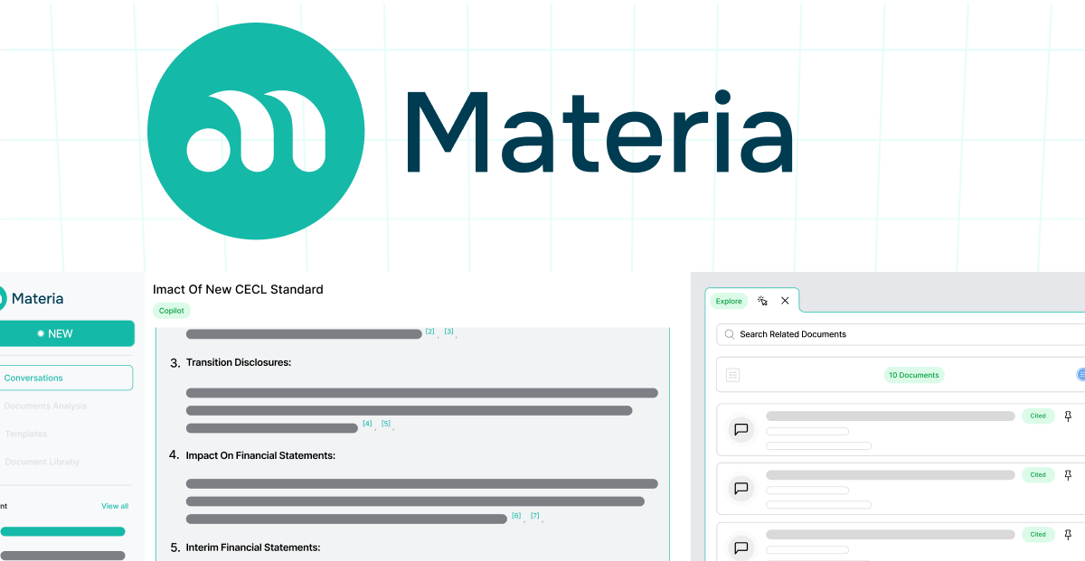 Screenshot of Materia