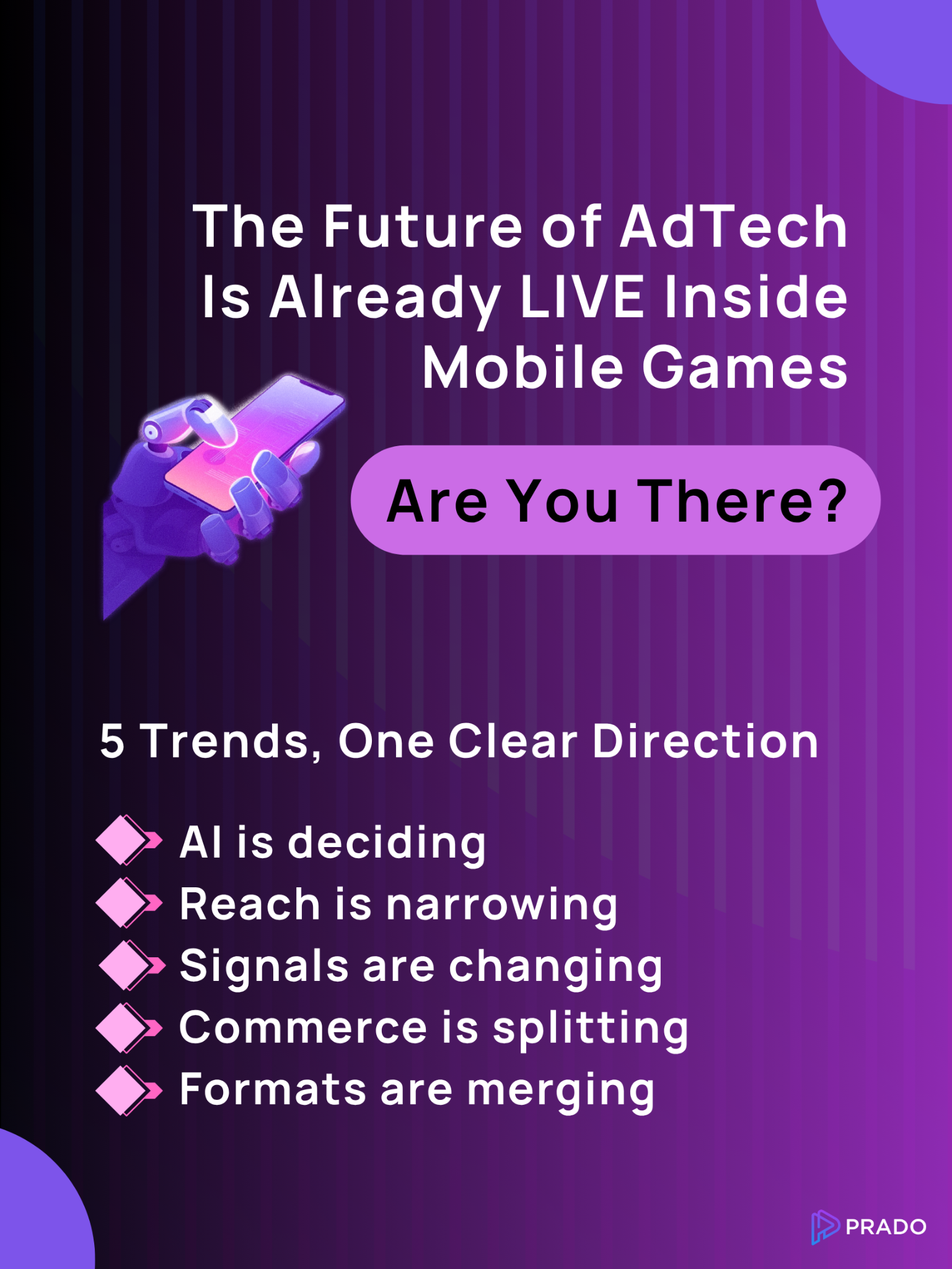 image of 5 listed adtech trends by adweek created by prado