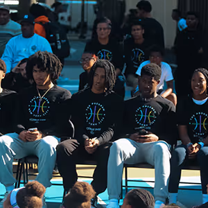 VJ Edgecombe, Boogie Fland, Maleek Thomas, and Dylan Harper at The Program Classic