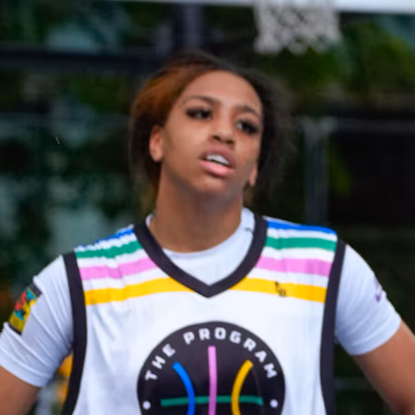 Jordyn Jackson played at The Program Classic 2024 at Dyckman Park in NYC