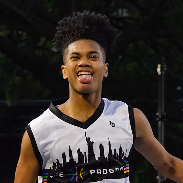 Jermel "Mel Mel" Thomas played at The Program Classic 2024 at Dyckman Park in NYC