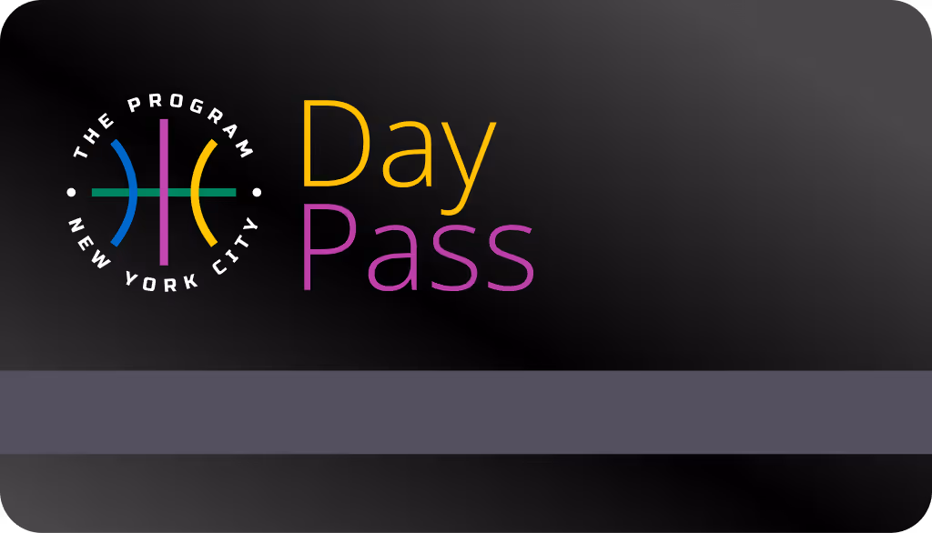 Day Pass card at The Program NYC