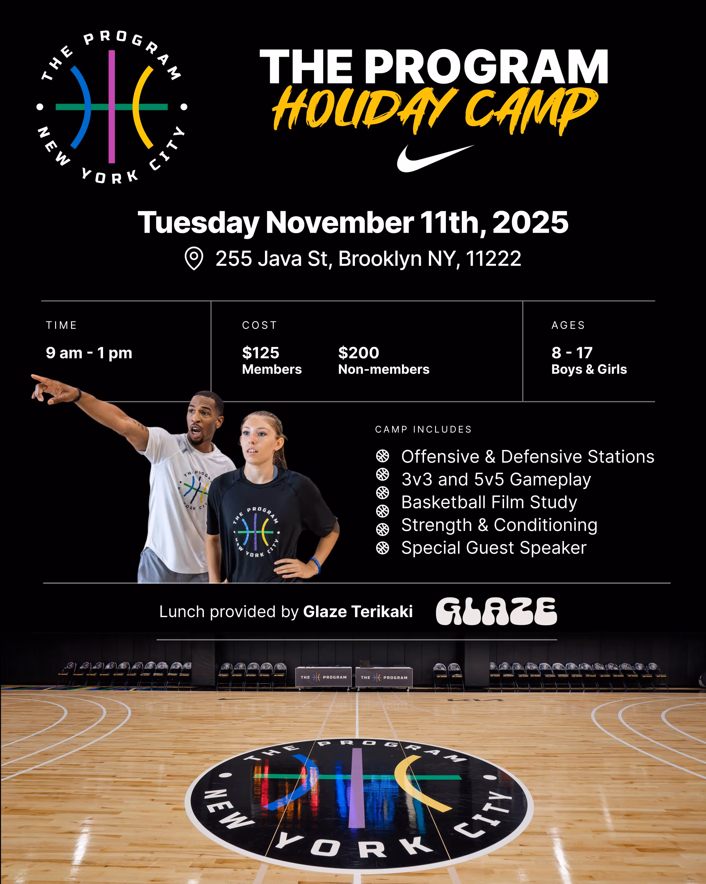 Holiday Camp flyer