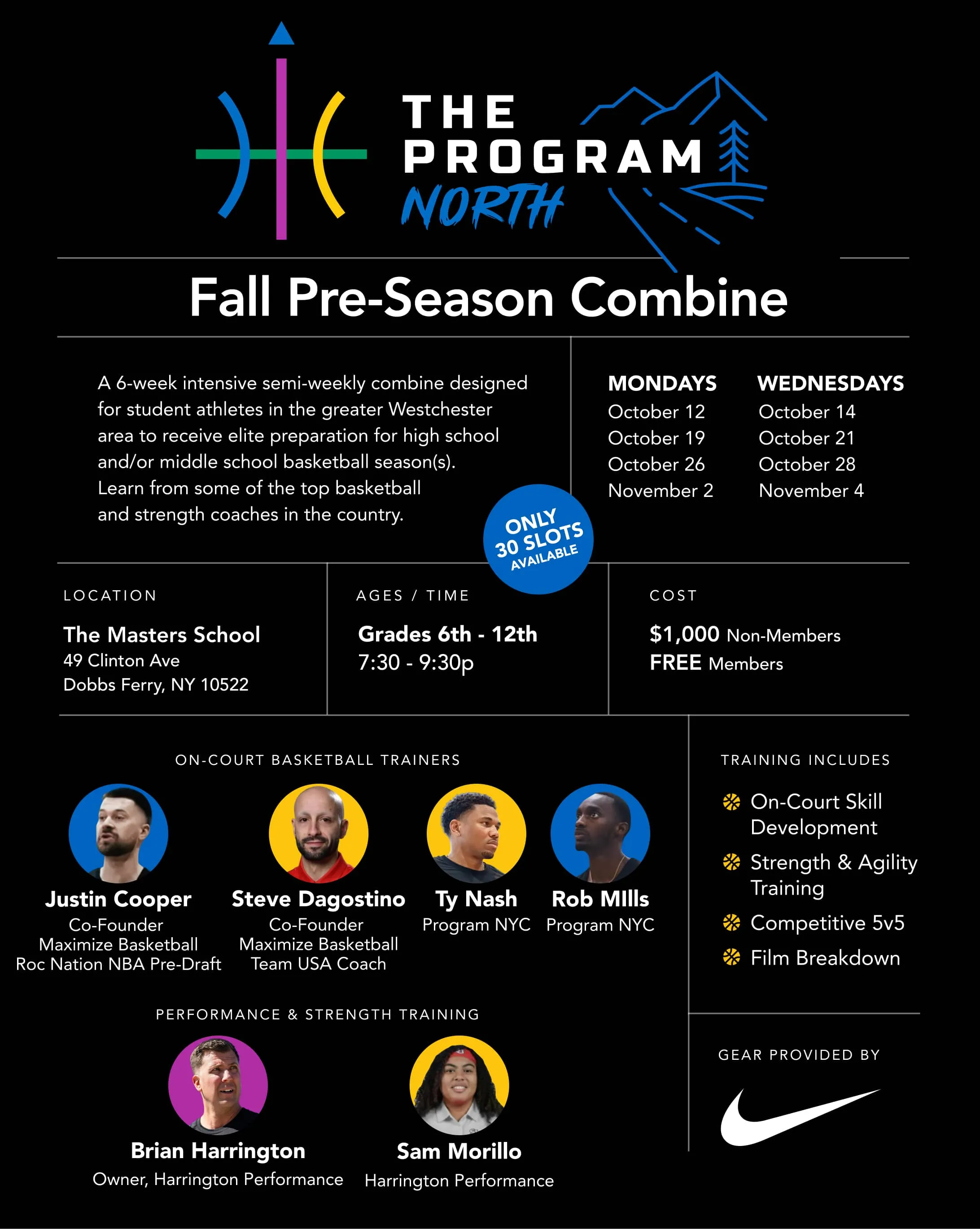 Holiday Camp flyer