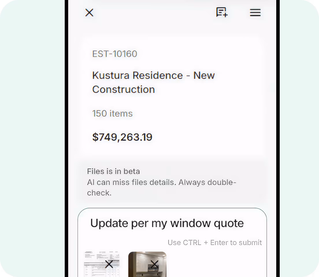 A cell phone with a window quote on the screen.