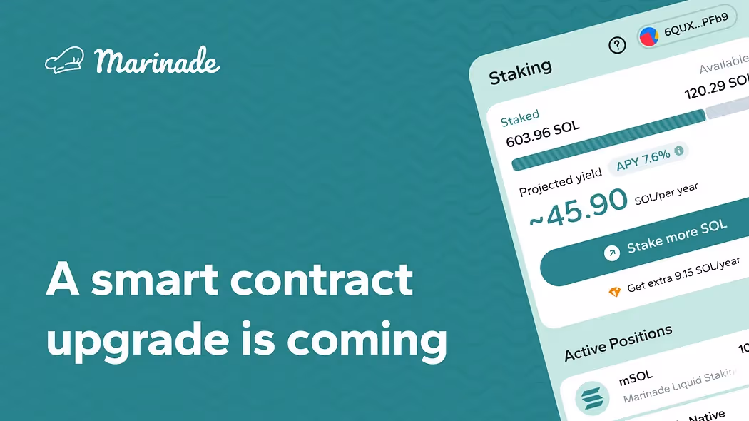 Safety First: Marinade is preparing an upgrade to its liquid staking smart contract