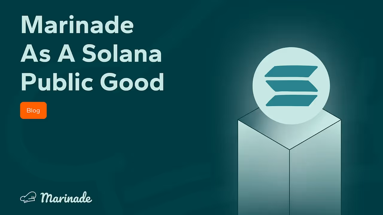 Marinade as a Solana public good