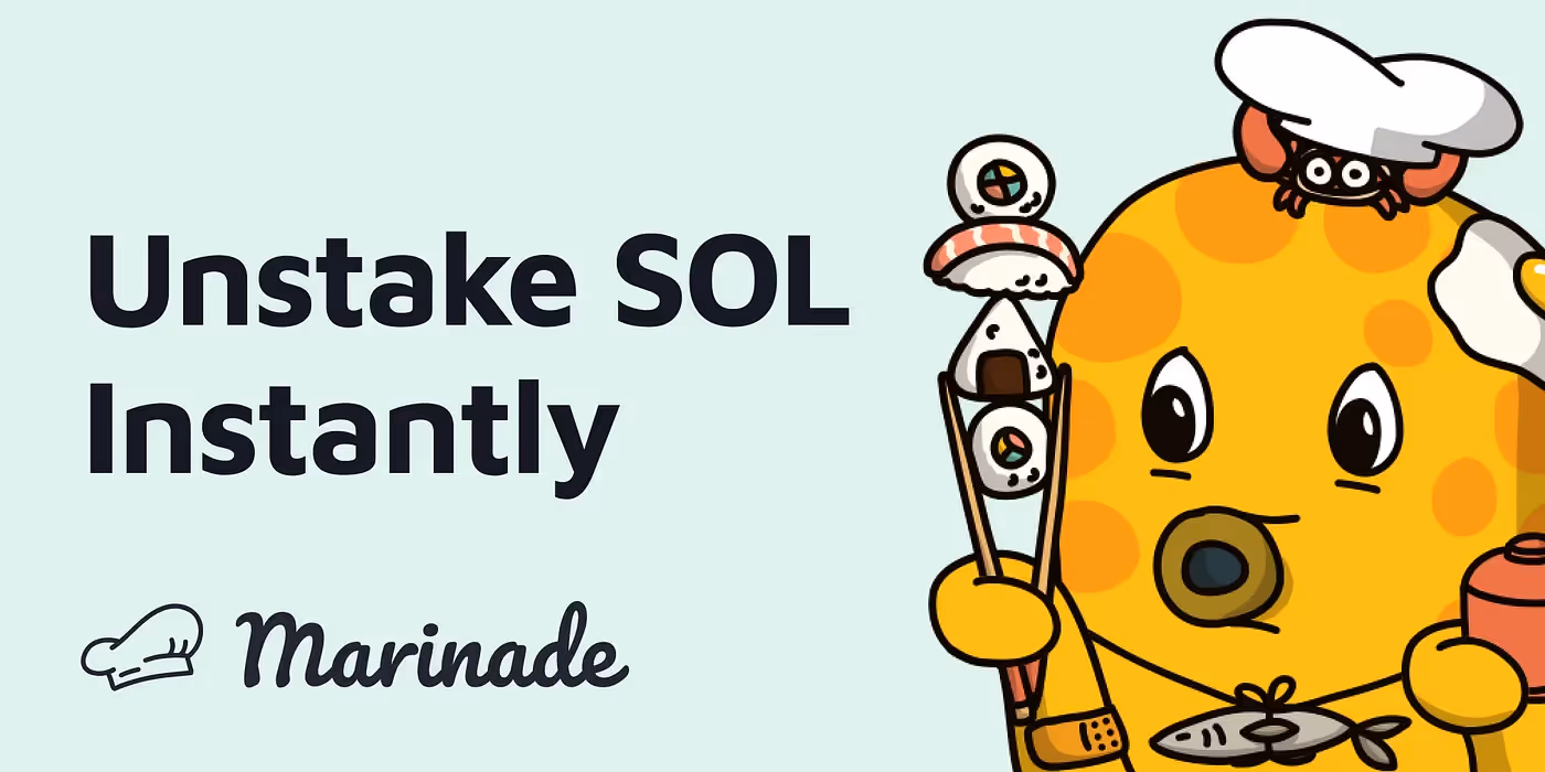 Introducing Liquid Unstake: No matter where you stake SOL, unstake it instantly with Marinade