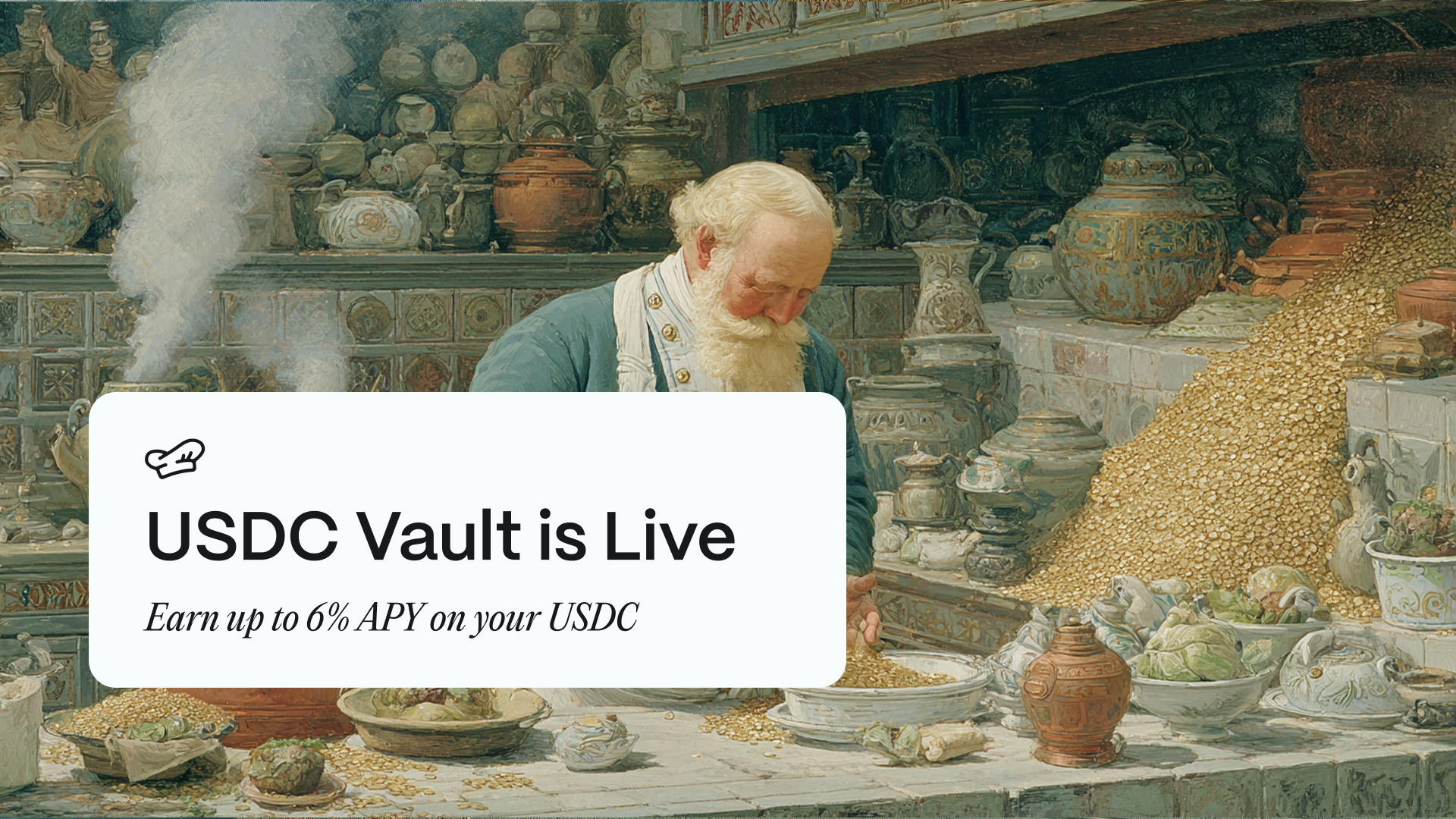 Earn up to 6% APY on USDC with Marinade's new stablecoin vault on Solana. One-click from staked SOL to yield. Built on Kamino, managed by RockawayX.