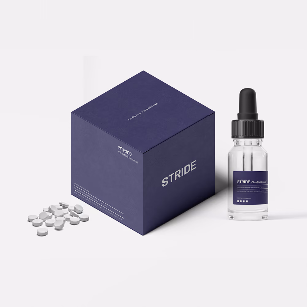 STRIDE box and tablets