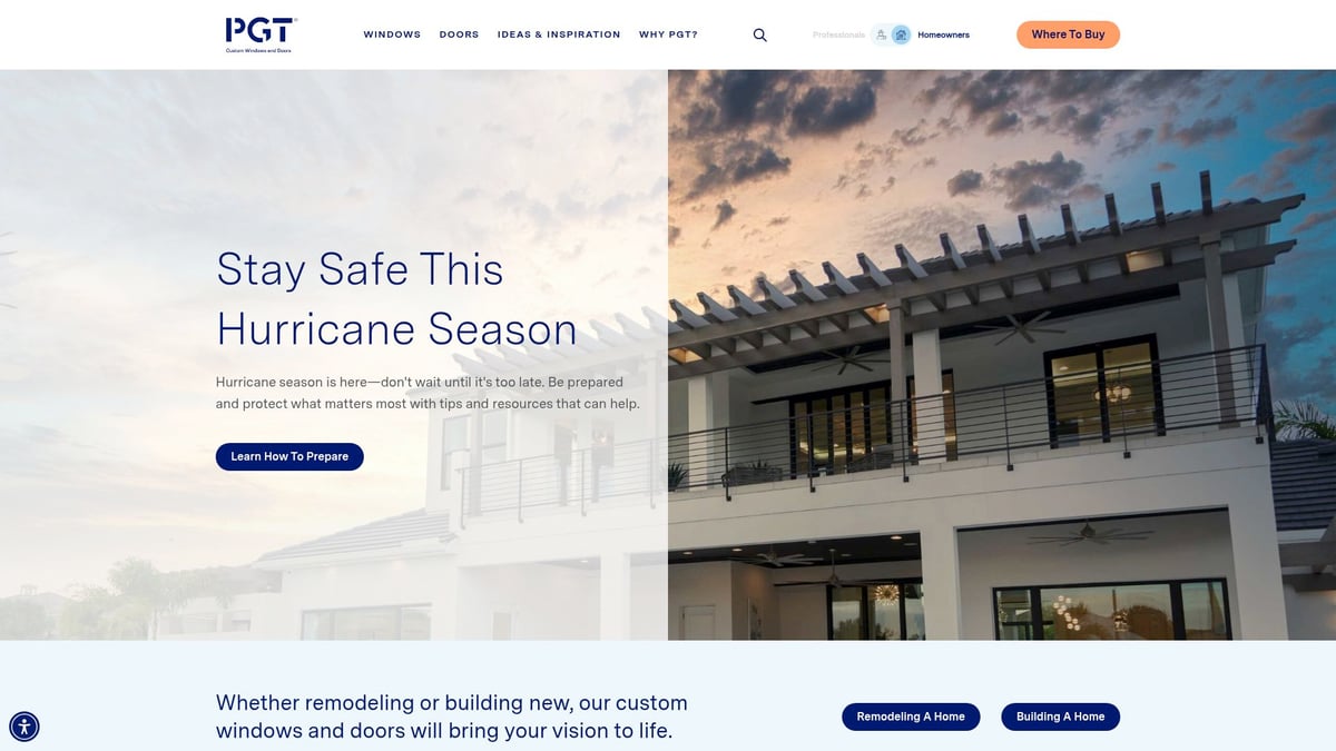7 Best Hurricane Windows for Superior Storm Protection 2025 - PGT WinGuard Impact-Resistant Windows