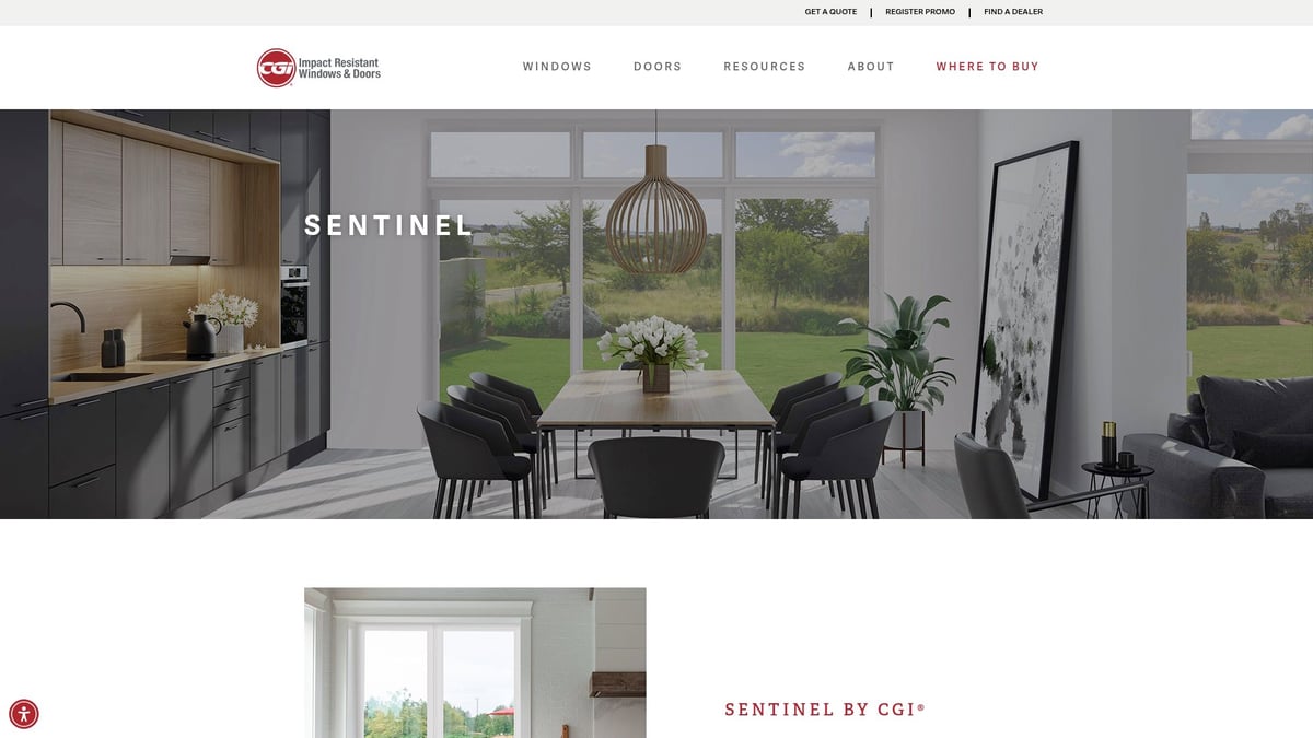 Top 7 Best Hurricane Impact Windows for Homes in 2025 - CGI Sentinel Series Impact Windows