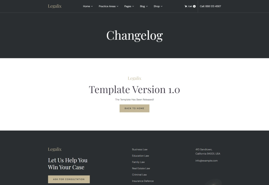 Change Log