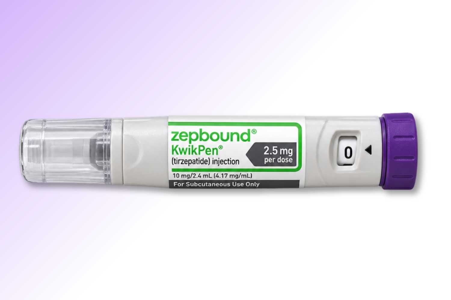 Box of Zepbound® (tirzepatide) single-dose pens