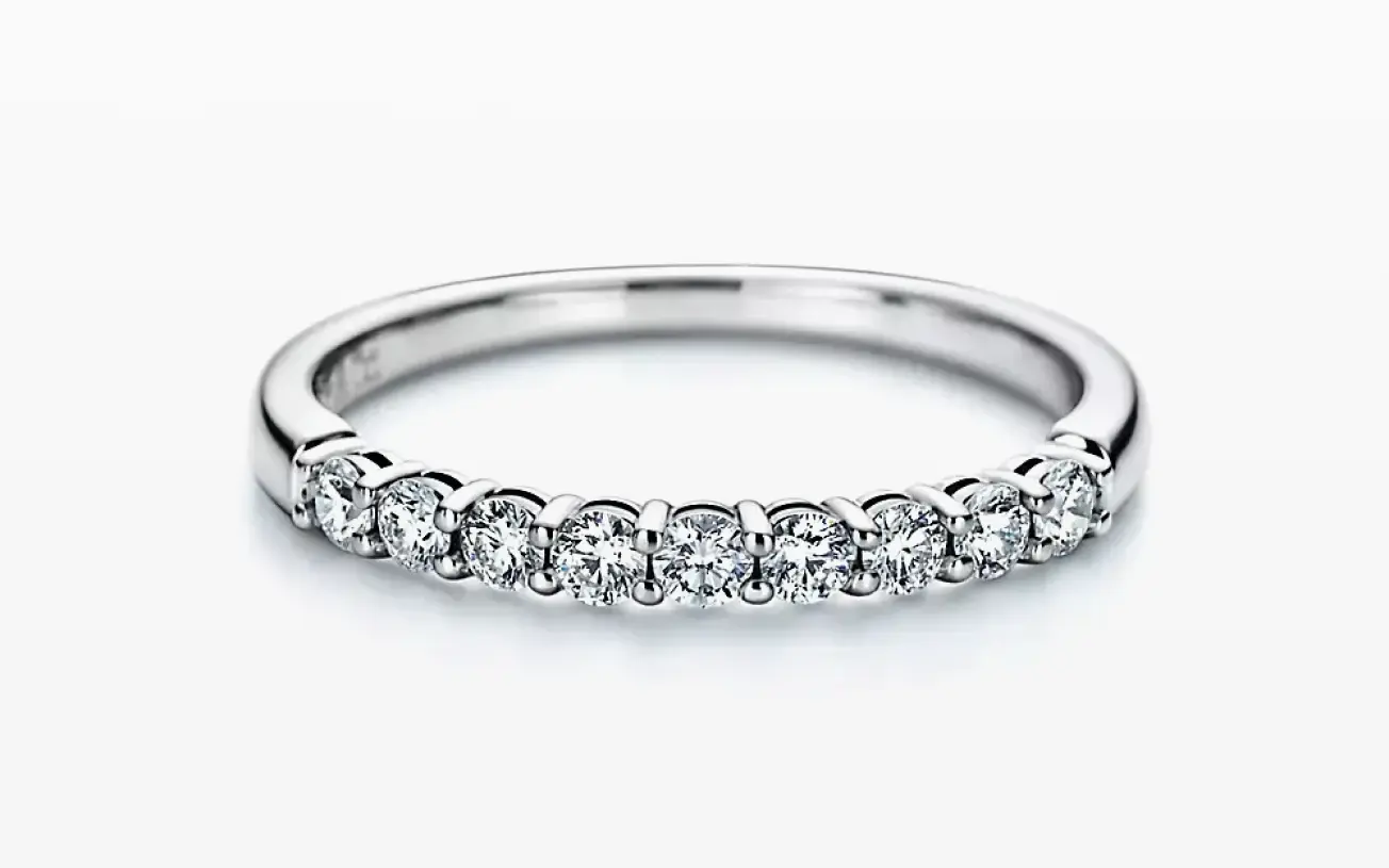 A custom diamond ring.