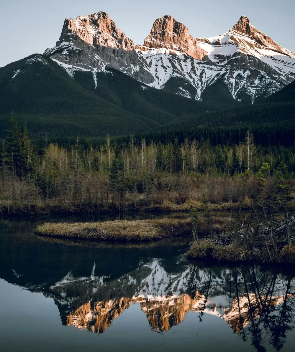 Mountain view near Canmore, Alberta